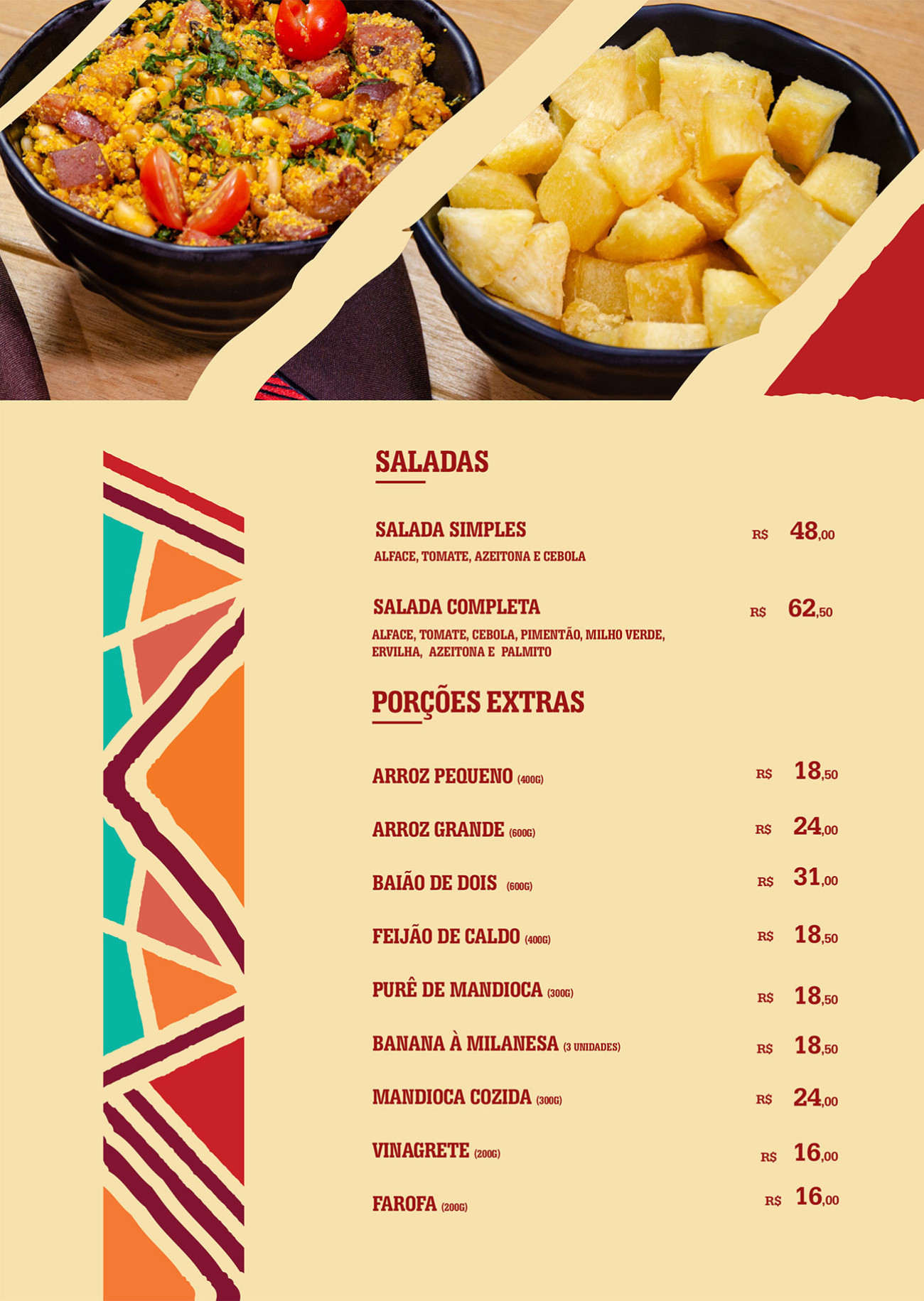 Cardápio