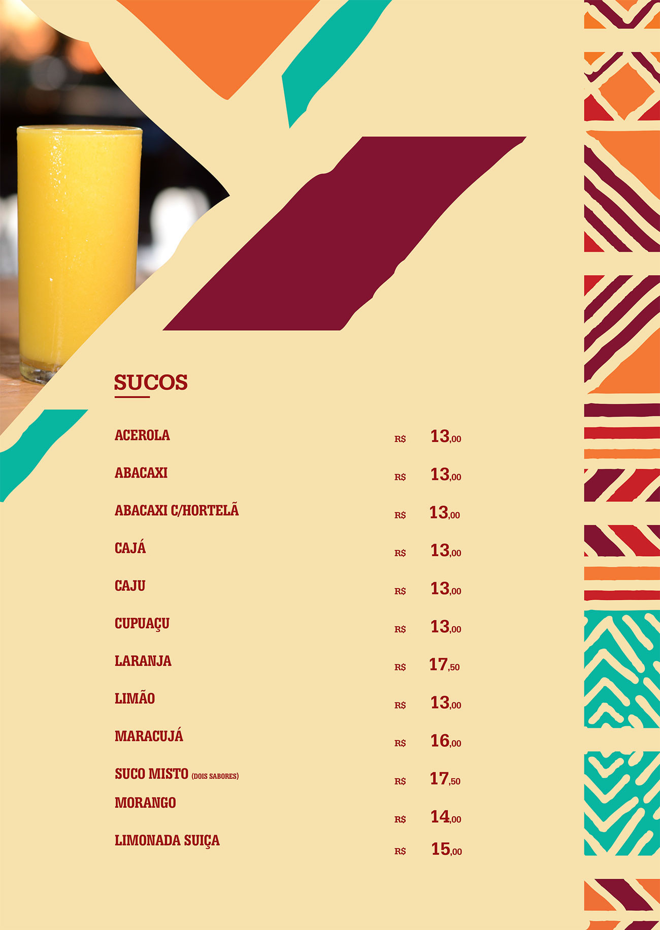 Cardápio